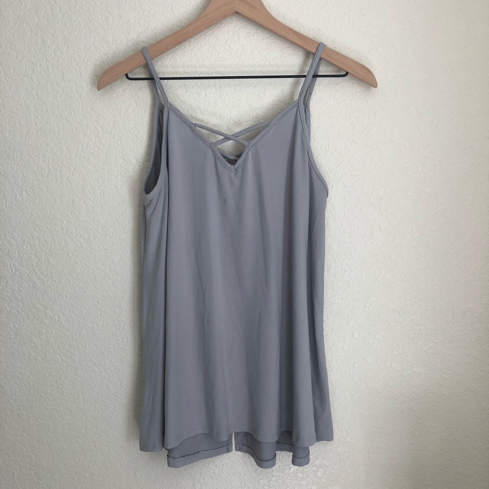 Soft & flowy criss-cross detail tank